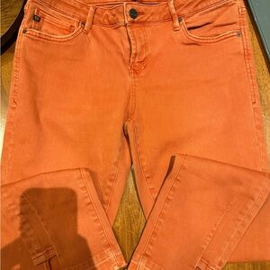 Dear John Women's Vibrant Orange Skinny Jeans